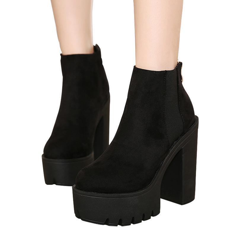 Chelsea Platforms Gothic Ankle Boots