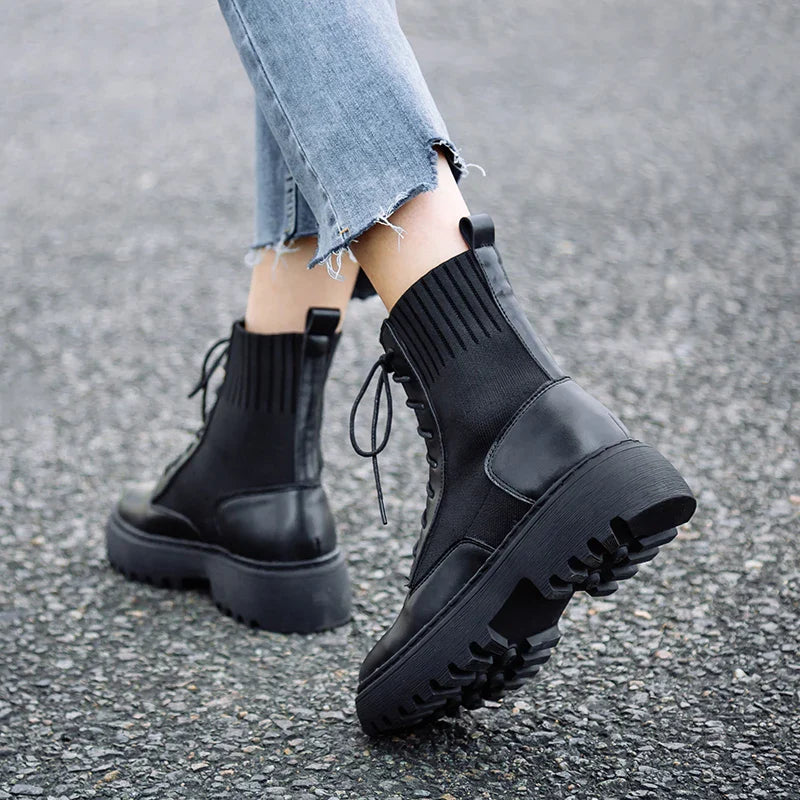 Winter Vogue Sock Boots