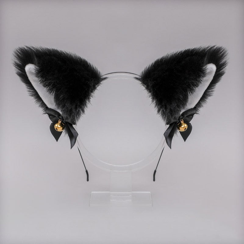 Cute Luxurious Neko Bell Ear Headband