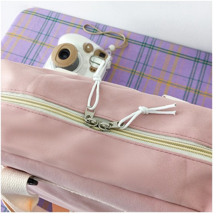Preppy Style Small Cute Rabbit Backpack Girls Schoolbag