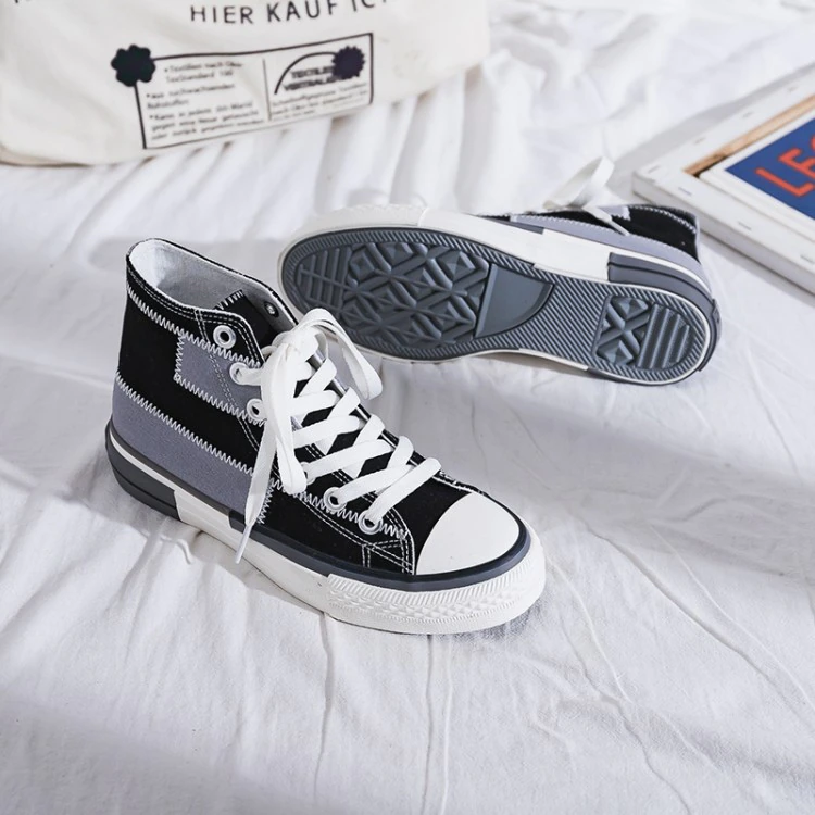 Sweet Color Canvas Sneakers High Top