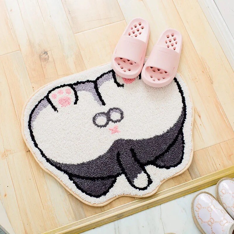 Cute Kawaii Corgi Anti-Slip Bathroom & Door Entrance Mat