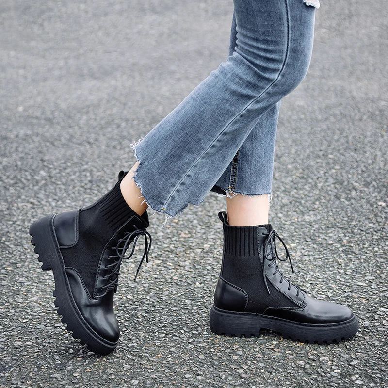 Winter Vogue Sock Boots