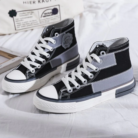 Sweet Color Canvas Sneakers High Top