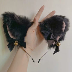 Cute Luxurious Neko Bell Ear Headband