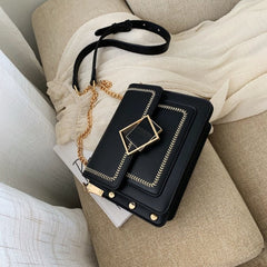 Chain Pu Leather Crossbody Bags For Women