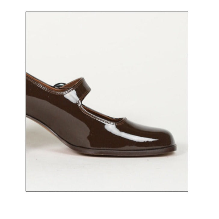 Zapatos Mary Jane de mujer de piel auténtica