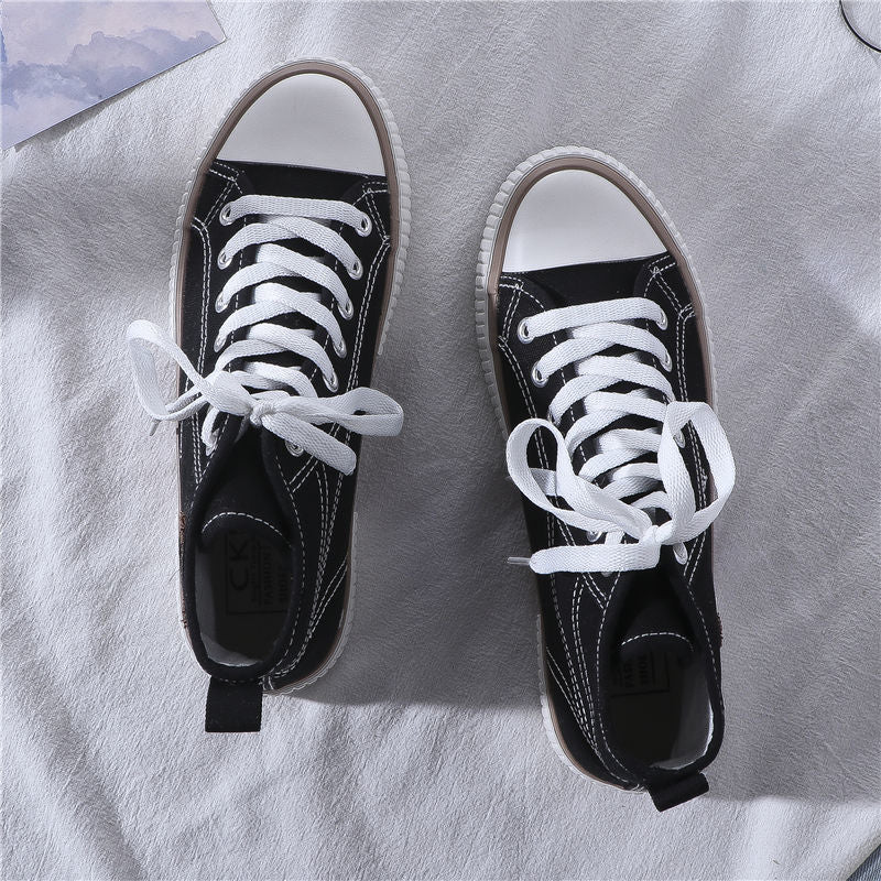 Cute Bear Canvas Sneakers High Top