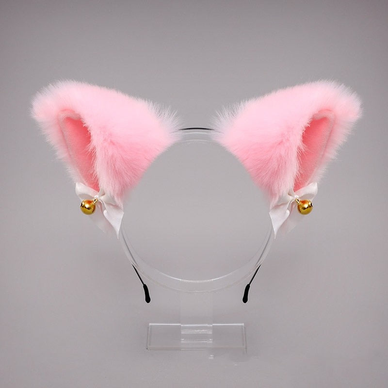 Cute Luxurious Neko Bell Ear Headband