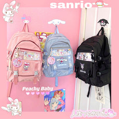 Cinnamoroll My Melody Kuromi Inspired Backpack