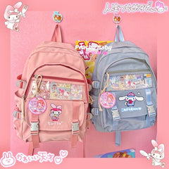 Cinnamoroll My Melody Kuromi Inspired Backpack