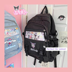 Cinnamoroll My Melody Kuromi Inspired Backpack