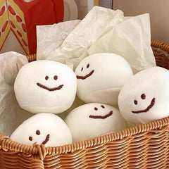 Cute Destress Smiley Marshmallow Mini Plush Toy