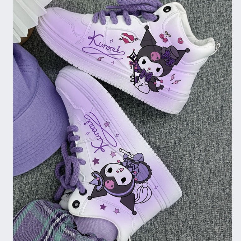 Cute Kawaii Kulomi High-top Comfortable Sneakers