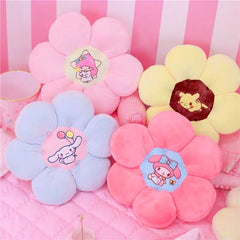 Kawaii Flowers Cushion & Backrest Pillow