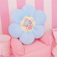 Kawaii Flowers Cushion & Backrest Pillow