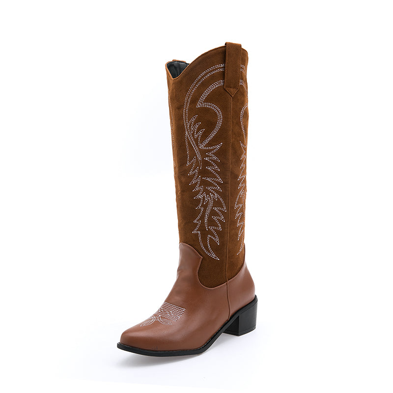 Knee High Western Cowboy Boots