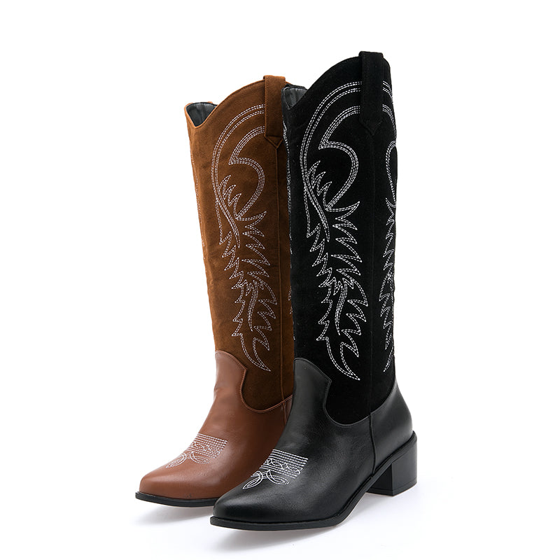 Knee High Western Cowboy Boots