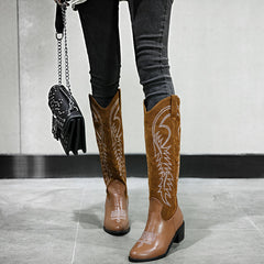 Knee High Western Cowboy Boots