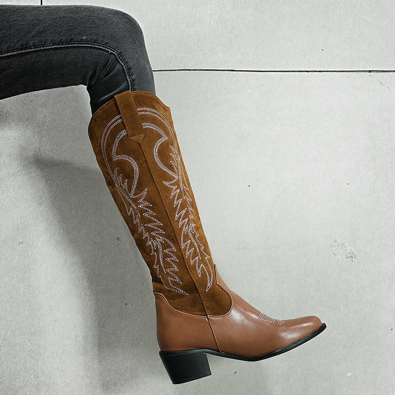 Knee High Western Cowboy Boots