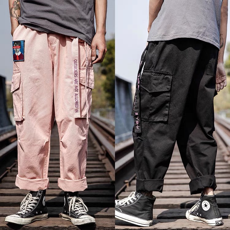 Mens Harajuku Pants Streetwear