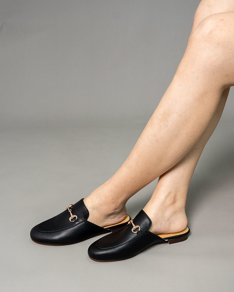Handmade Slide Slip On Flat Mules
