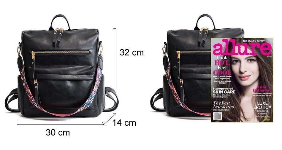 Leather Backpack Multifunction Travel Bags