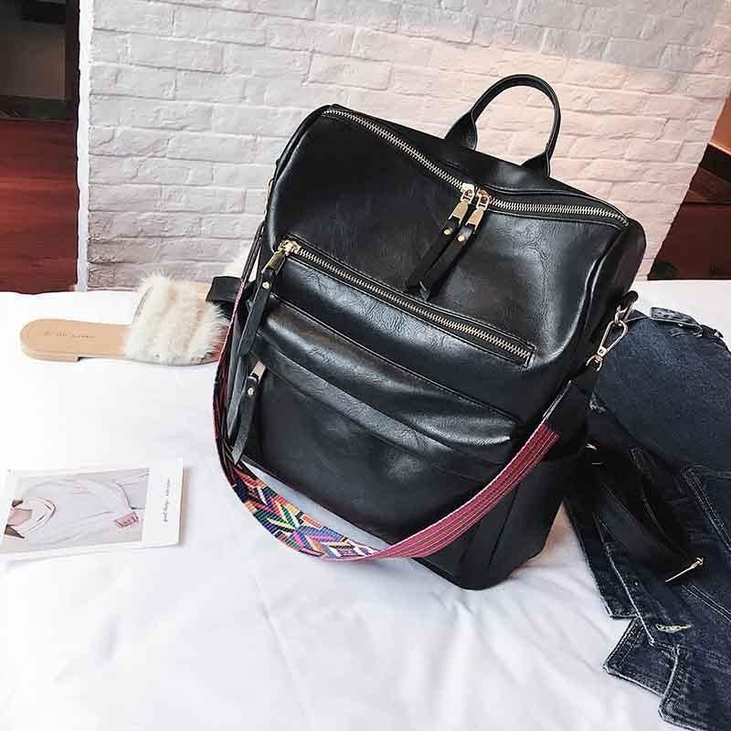 Leather Backpack Multifunction Travel Bags