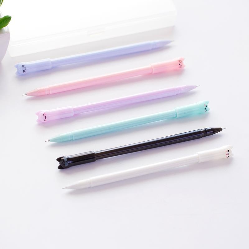 6Pcs Momo Cat Gel Ink Pen