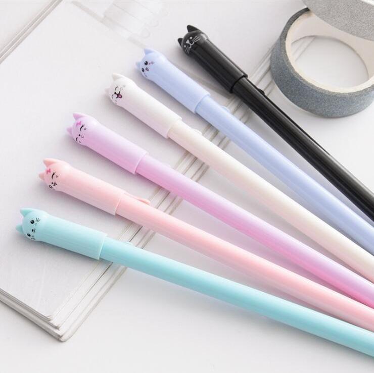 6Pcs Momo Cat Gel Ink Pen