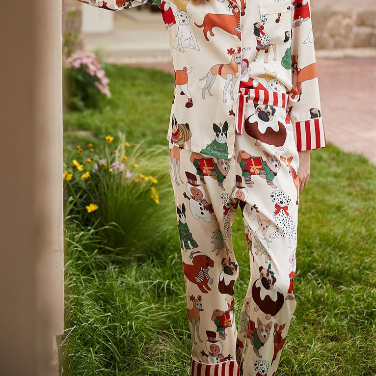 Animal Print Christmas Pajamas PJS Christmas Presents