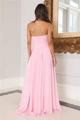 Strapless hollow backless dress