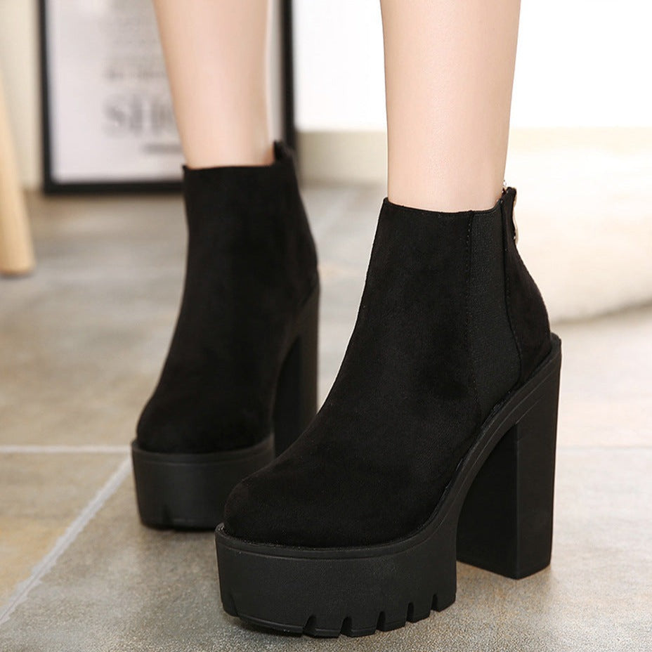 Chelsea Platforms Gothic Ankle Boots