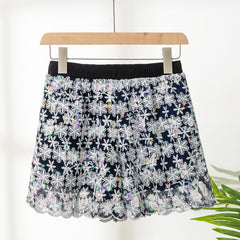 Together At Last Floral Eyelet Shorts