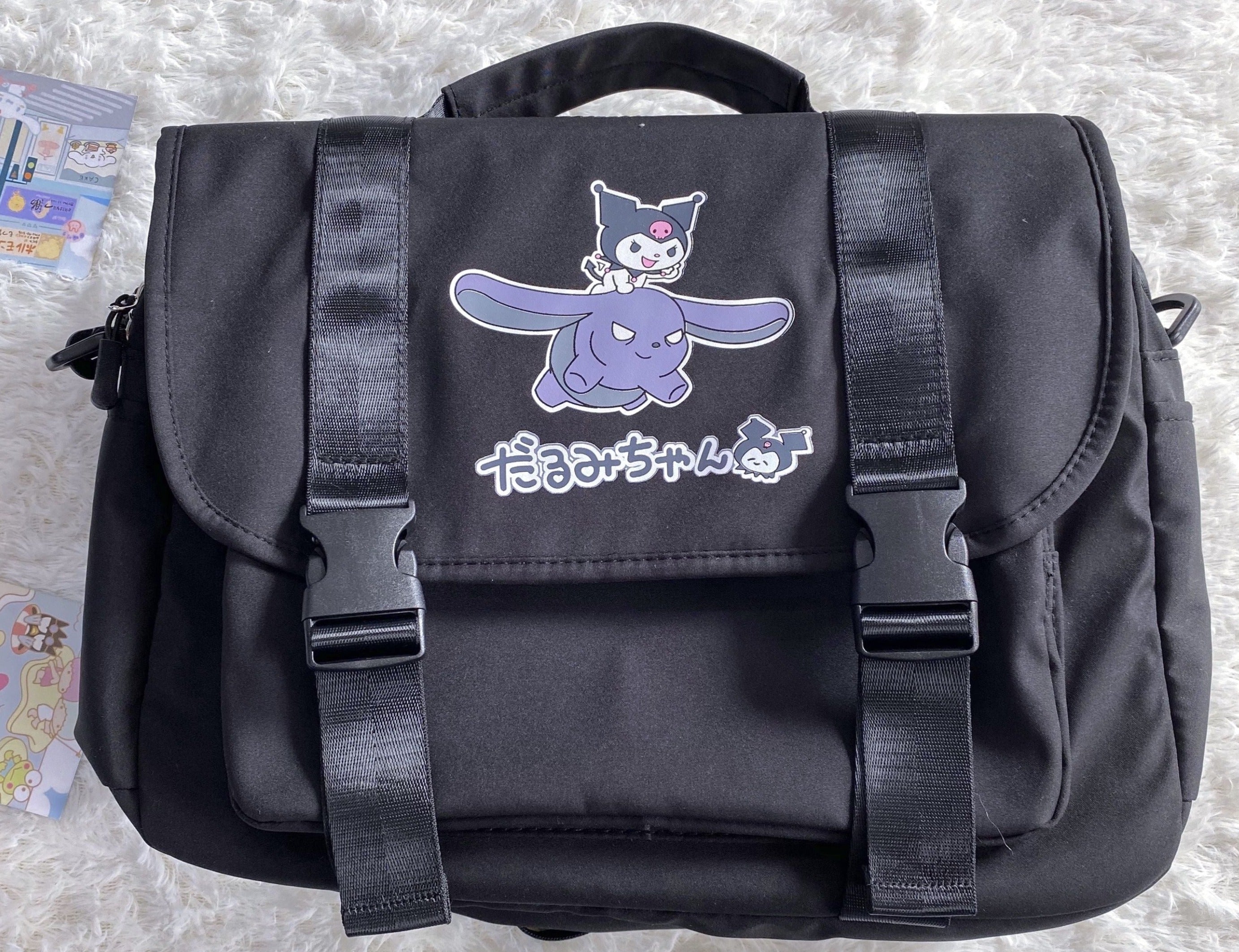 Kawaii Kuromi School Backpack Satchel Messenger Bag Gift