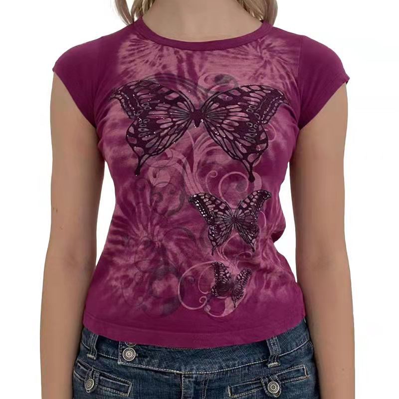 Camiseta grunge de amor y paz 