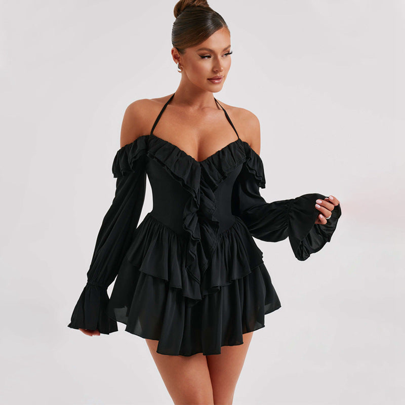 The Juliette Ruffle Mini Dress