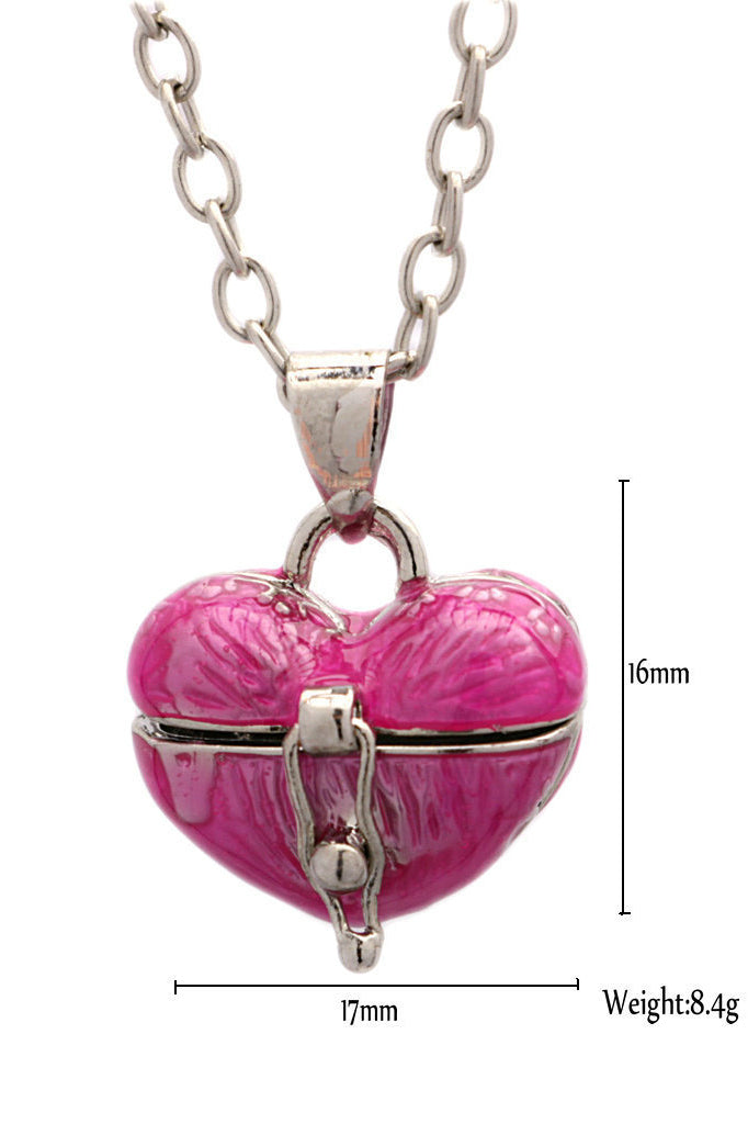 Heart Locket Chain Necklace