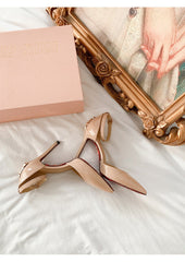 Pumps Sexy Ankle Straps Pointed Party High Heels