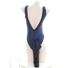 Lolita one-piece Swimsuit + Tail