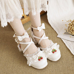 Cute Japanese Lolita Shoes Mary Jane Pumps