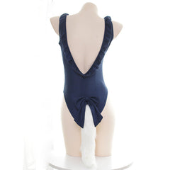 Lolita one-piece Swimsuit + Tail