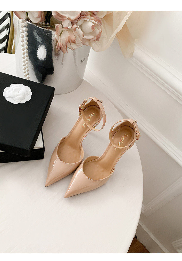 Pumps Sexy Ankle Straps Pointed Party High Heels