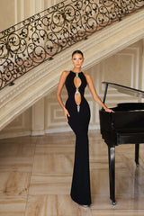 Bandage loophole party dress