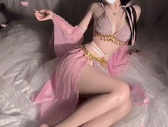 Sexy Belly Dancer Translucent Costume