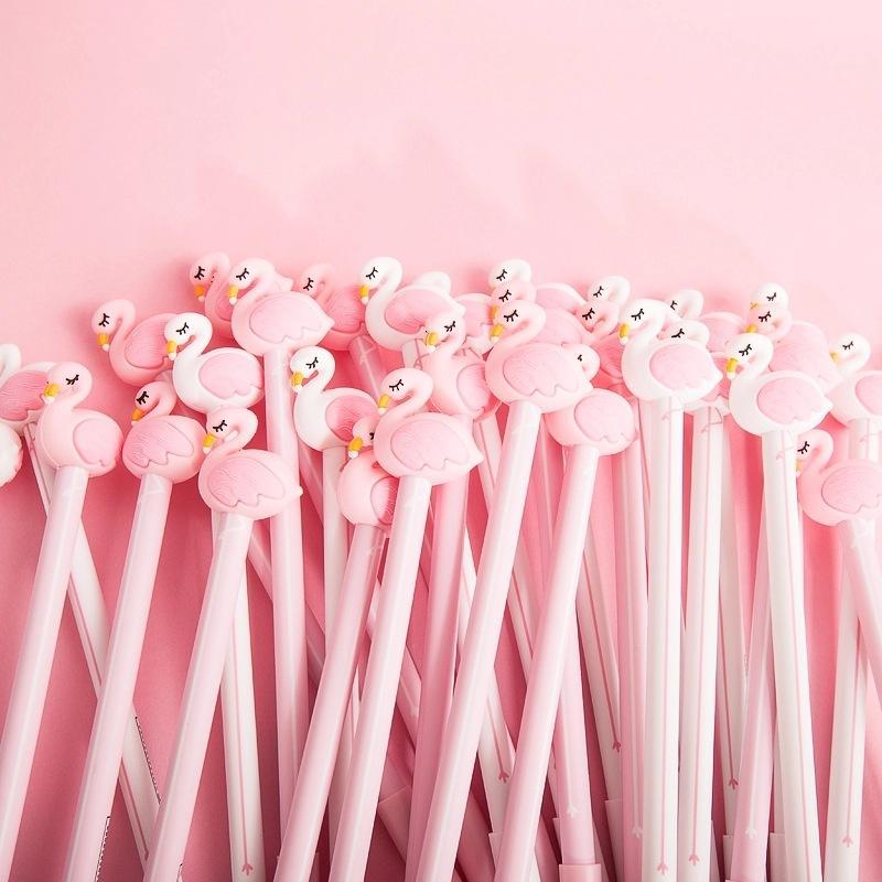 Pink Flamingo Gel Pen 3Pcs