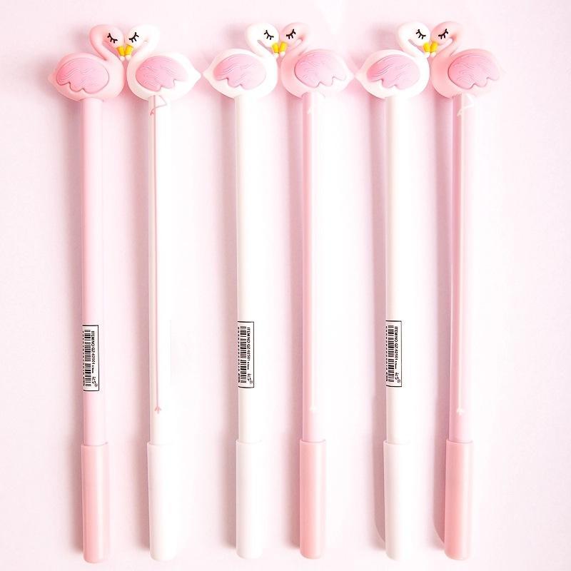 Pink Flamingo Gel Pen 3Pcs