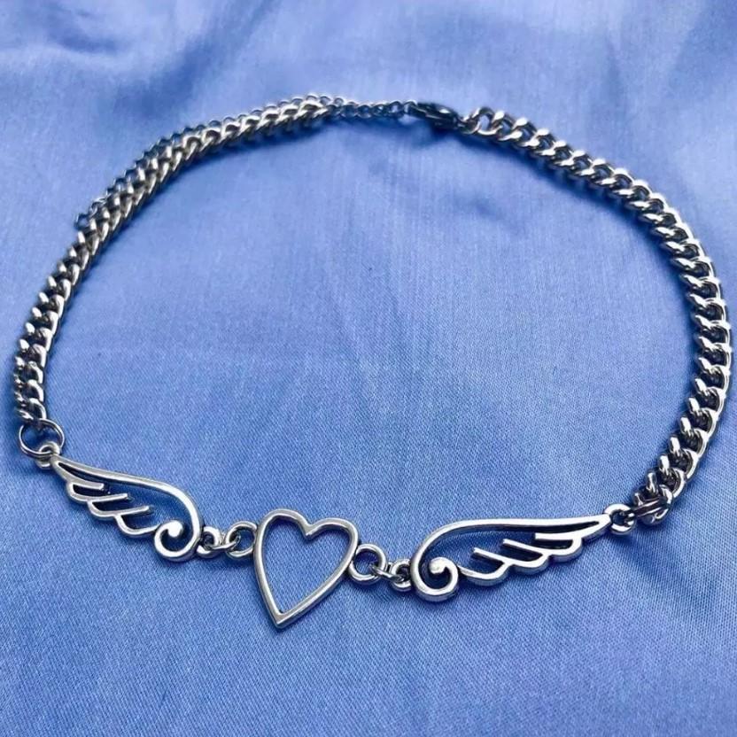 Choker Heart Metal Necklace