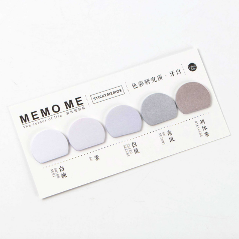 Round Gradient Color Sticky Notes