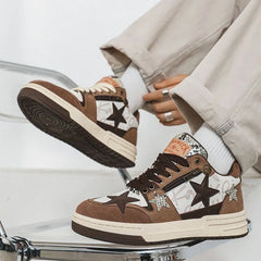 Brown Star Sneakers